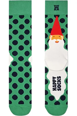 Happy Socks Undertøj, Dame, Flerfarvet, S, Bomuld, Polkaprikker Gnomesokker