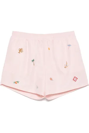 Casablanca Badetøj, Herre, Lyserød, L, Polyester, Rosa Havet Tøj med Elastisk Talje