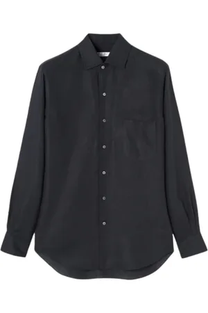 Loro Piana Shorts, Herre, Blå, L, Navy Linen André Skjorte