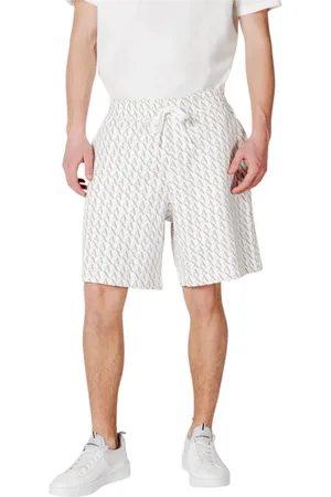 Armani Exchange Shorts, Herre, Hvid, L, Bomuld, Hvide Blonde Lukning Bomuldsshorts