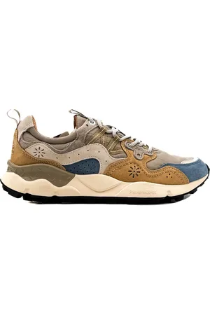 Flower Mountain Sko, Herre, Flerfarvet, 41 EU, Uld, Grå Yamano Sneakers Forår Sommer 2025