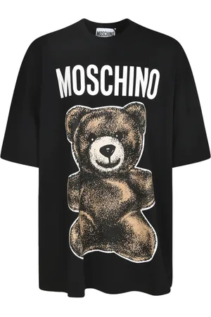 Moschino Top, Herre, Sort, M, Uld, Stilfulde T-shirts og Polos