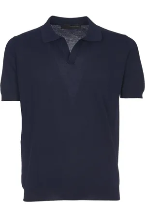 TAGLIATORE Top, Herre, Blå, 2XL, Bomuld, Herretøj T-shirts Polos Blå Ss25