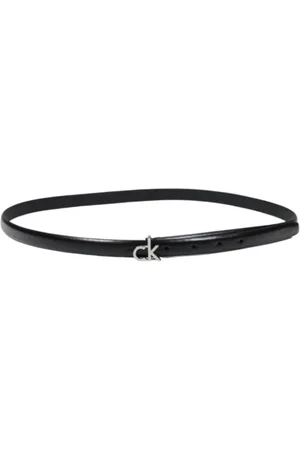 Calvin Klein Tilbehør, Dame, Sort, 75 CM, Uld, Sort Sløjfe Bælte