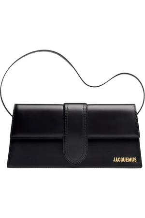 Jacquemus Taske, Dame, Sort, ONE SIZE, Uld, Sort Læder Skuldertaske
