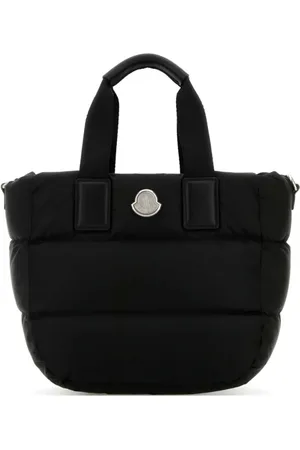 Moncler Taske, Dame, Sort, ONE SIZE, Uld, Stilfuld Caradoc Tote Taske