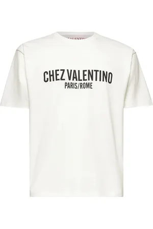 VALENTINO Top, Herre, , S, Uld, Stilfulde Ivory T-shirts og Polos
