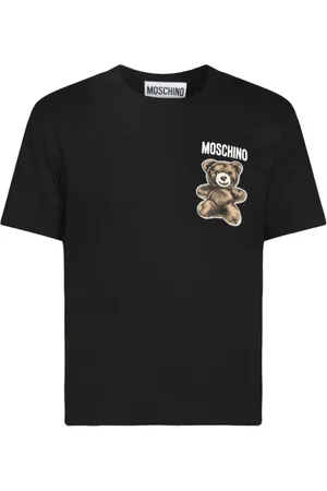 Moschino Top, Herre, Sort, XL, Uld, Stilfulde T-shirts og Polos