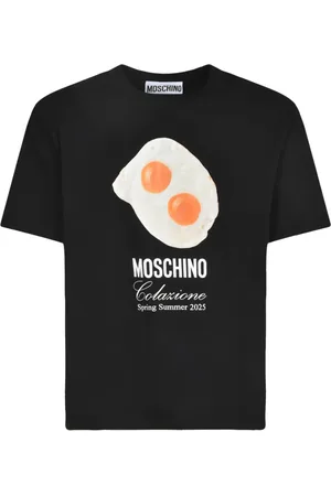 Moschino Top, Herre, Sort, M, Uld, Stilfulde T-shirts og Polos