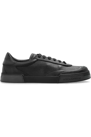 Dolce & Gabbana Sko, Herre, Sort, 40 EU, Læder, Sneakers Portofino