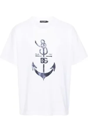Dolce & Gabbana Top, Herre, Hvid, M, Bomuld, Hvide T-shirts og Polos fra Dolce Gabbana