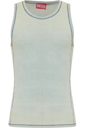 Diesel Top, unisex, Grå, XS, Bomuld, Top T-Go-A