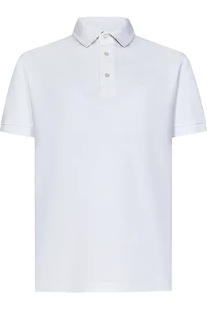 Etro Top, Herre, Hvid, S, Bomuld, Hvid Polo Skjorte Elegant Stil