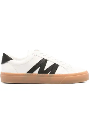 Moncler Sko, Herre, Hvid, 42 EU, Afslappede Sneakers til Hverdagsbrug