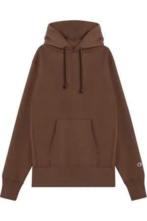 Champion Sweathshirts & Hoodies, Herre, Brun, XL, Uld, Hættetrøje