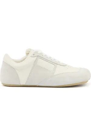 Maison Margiela Sko, Herre, Hvid, 44 EU, Hvide Sneakers med Panel Design