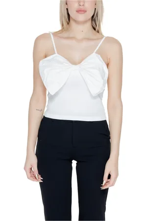 ONLY Top, Dame, Hvid, L, Bomuld, Bomuld Dame Tank Top