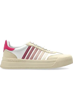 Dsquared2 Sko, Dame, Hvid, 38 1/2 EU, Læder, Sneakers New Jersey