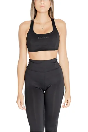Calvin Klein Sport, Dame, Sort, L, Polyester, Sort Sports-BH Leggings Sæt