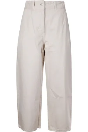 STUDIO NICHOLSON Bukser, Dame, , 2XS, Jeans med Hvide Detaljer
