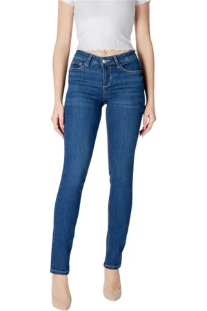 Liu Jo Jeans, Dame, Blå, W33, Bomuld, Blå Lynlås Lomme Jeans