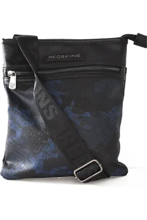Redskins Taske, Herre, Sort, ONE SIZE, Uld, Logo Skuldertaske - All Over Print