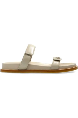 Emporio Armani Sko, Dame, , 38 EU, Læder, Lædersandaler med logo