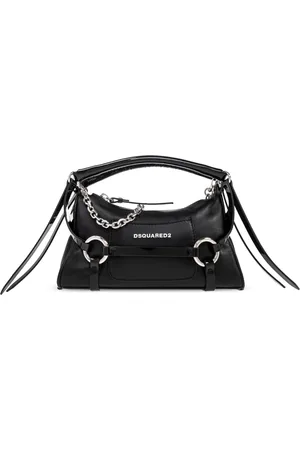 Dsquared2 Taske, Dame, Sort, ONE SIZE, Bomuld, Håndtaske med logo