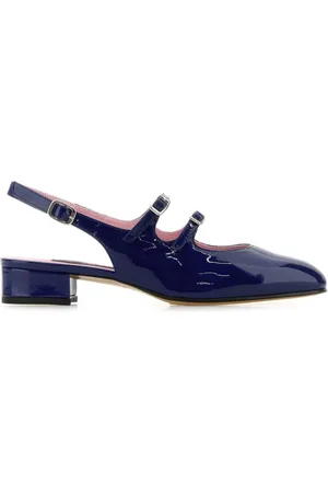 Carel Sko, Dame, Blå, 41 EU, Læder, Navy Leather Peche Pumps