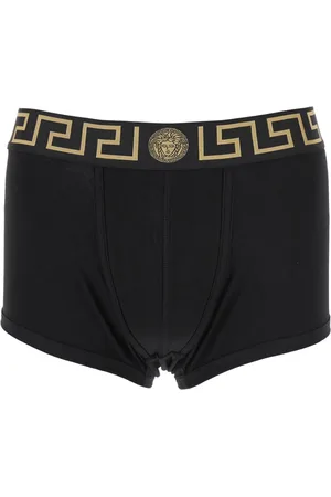 VERSACE Undertøj, Herre, Sort, M, Bomuld, Sorte Medusa Print Bomuld Briefs