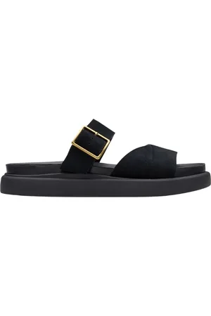 Clarks Sko, Dame, Sort, 39 EU, Uld, Sort Muldyr Sandal