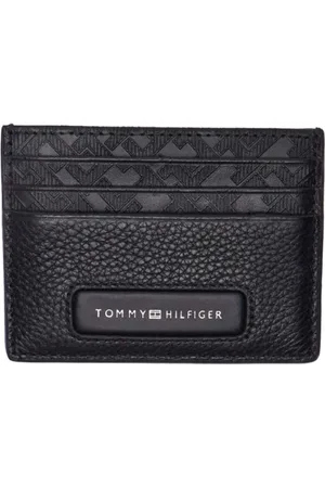 Tommy Hilfiger Tilbehør, Herre, Sort, ONE SIZE, Læder, Sorte Læderpunge