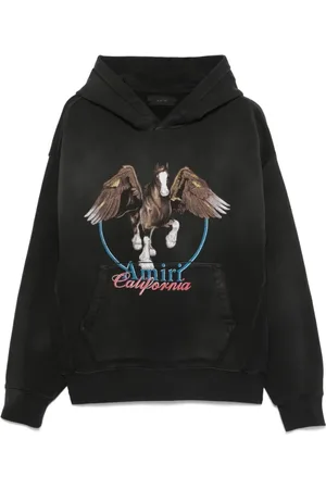AMIRI Sweathshirts & Hoodies, Herre, Sort, L, Vintage Pegasus Hoodie