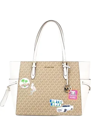 Michael Kors Taske, Dame, , ONE SIZE, Uld, Charm Large Tote VanillaBrown
