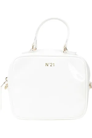 Nº21 Taske, Dame, Hvid, ONE SIZE, Uld, Hvid Dame Aktetas Taske Elegant Design