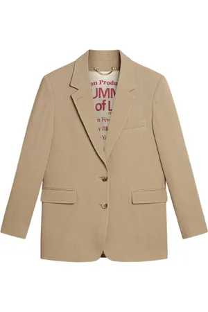 Golden Goose Jakke, Dame, , 2XS, Stribet Jakke med Hornknapper