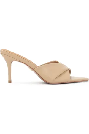 Kazar Sko, Dame, , 39 EU, Uld, Elegante stilet flip-flops med dekorativt overlappende rem
