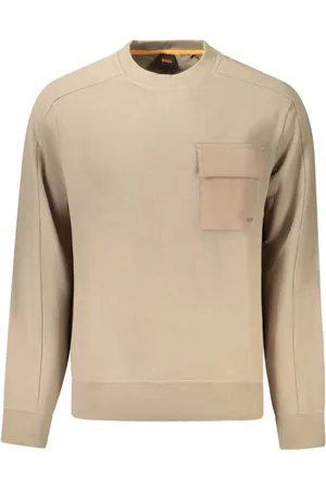 HUGO BOSS Sweathshirts & Hoodies, Herre, , S, Bomuld, Bomuldssweater med lomme