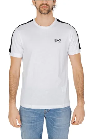 EA7 Top, Herre, Hvid, 2XL, Bomuld, T-shirts