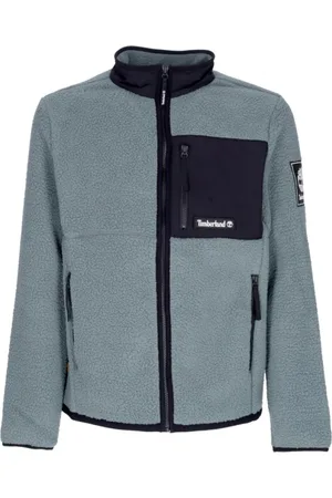 Timberland Sweathshirts & Hoodies, Herre, Grå, L, Trøje med lynlås