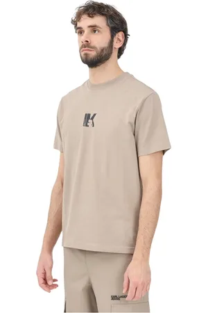 Karl Lagerfeld Top, Herre, Brun, XL, Bomuld, T-shirts og Polos
