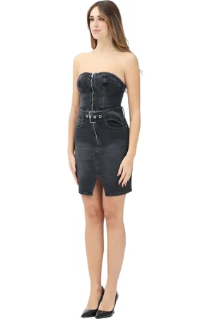 Karl Lagerfeld Kjole, Dame, Sort, S, Denim, Sorte kjoler