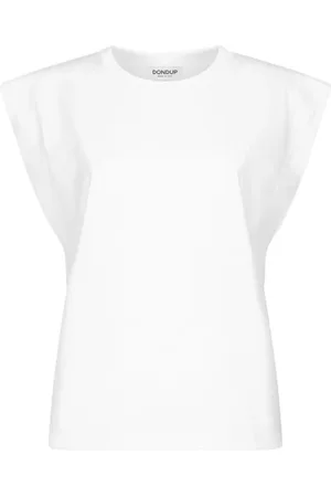 Dondup Top, Dame, Hvid, S, Polyester, Polyester T-shirt