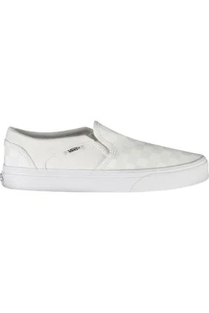 Vans Sko, Dame, Hvid, 38 EU, Polyester, Hvid Sports Sneaker med Kontrastdetaljer