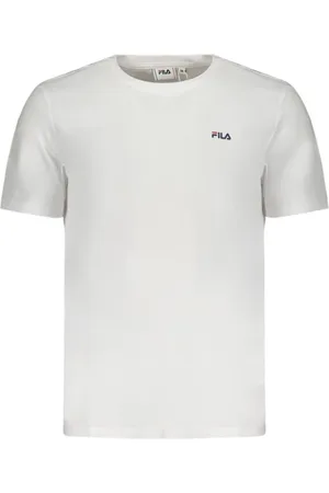 Fila Top, Herre, Hvid, M, Bomuld, Klassisk Logo Print T-shirt