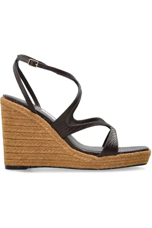 Jimmy Choo Sko, Dame, Brun, 39 1/2 EU, Uld, Ayla kile sandaler