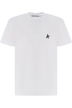 Golden Goose Top, Herre, Hvid, L, One Star Logo T-shirts og Polos