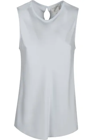 FORTE FORTE Top, Dame, Hvid, XS, Tyl, Chic Nude Topwear til alsidig styling