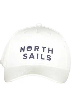 North Sails Tilbehør, Herre, Hvid, ONE SIZE, Uld, Stilfuld hvid baseballkasket med logo