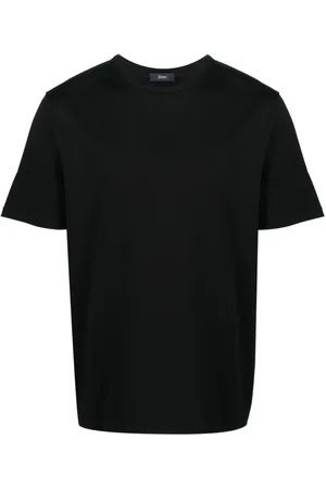 HERNO Top, Herre, Sort, M, Sorte T-shirts og Polos
